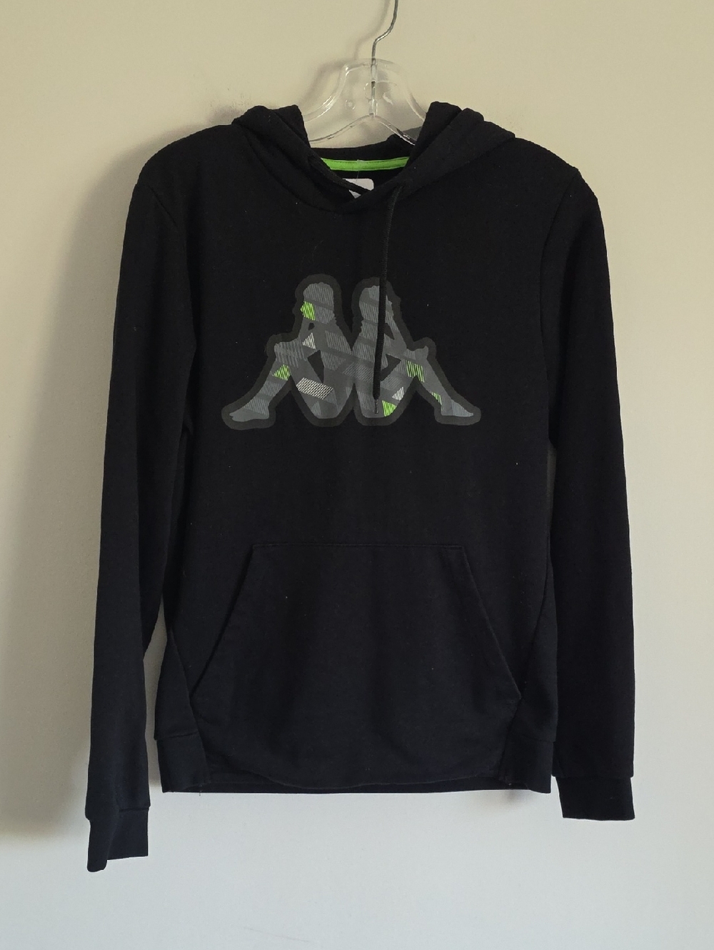 KAPPA | Camo Sweatshirt Hoodie Black MENS Sz S